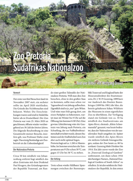Zoo Pretoria (Heft 2-2021)